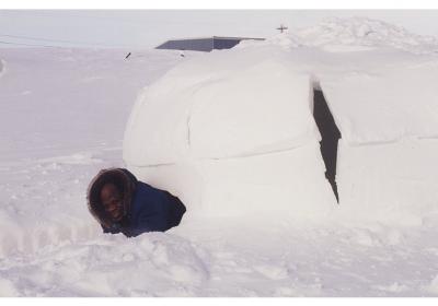 Dr Ameyaw in the Igloo 