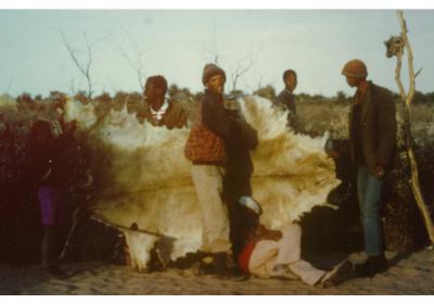 Indigenous community in Botswana 